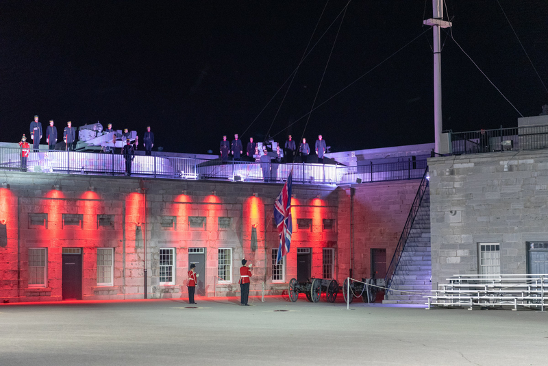 Illustration for article titled Selected Pictures from the Fort Henry Sunset Ceremony 2019 Finale